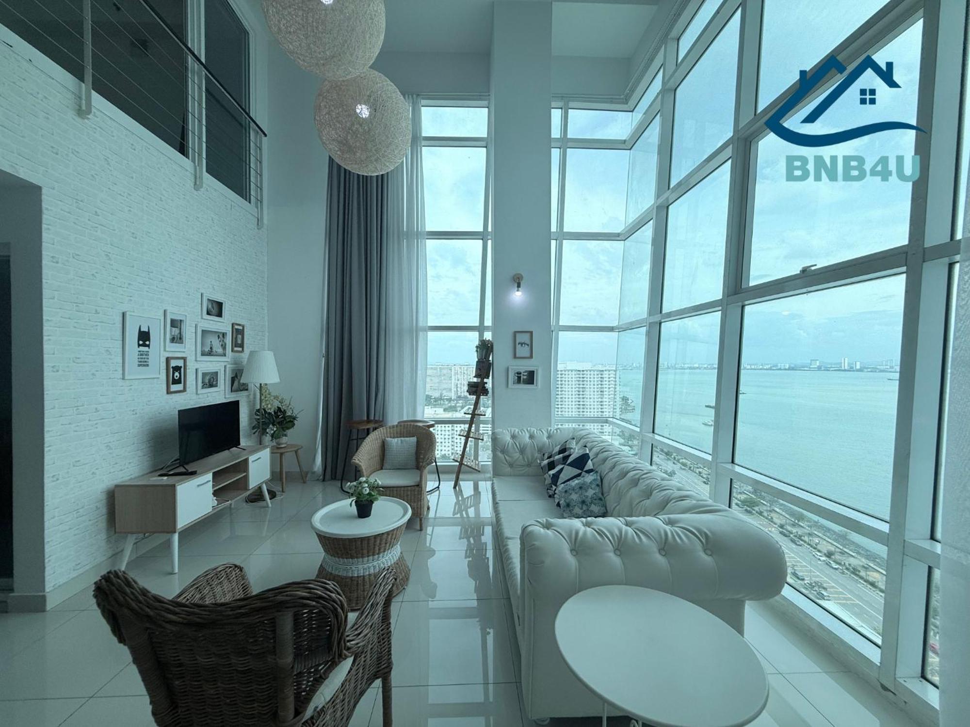 Duplex Seaview Comfort Stay In City By Iz Georgetown Luaran gambar